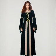 Disfraz Rústico medieval / Mujer Adulto